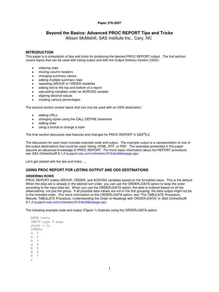 Sgf2007 Report | PDF