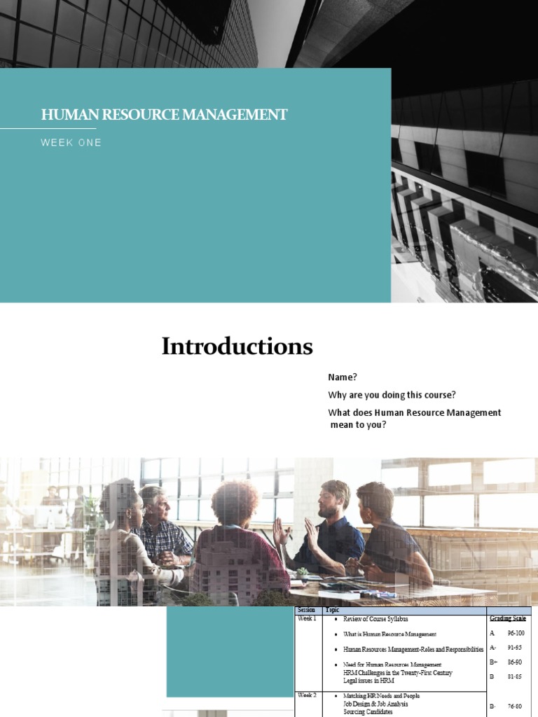 Human Resource Management Overview | PDF | Human Resource Management ...