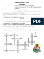 9 Cricigrama Propiedades Fisicas de La Materia