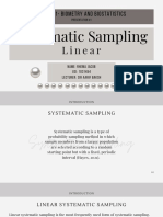 Linear Systematic Sampling