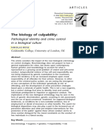 THEORETICAL CRIMINOLOGY. ROSE, N. The Biology of Culpability