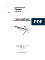 Pressure Generator Packing Instructions