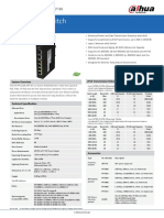 Datasheet Transmission 4 Port EPoE Switch DH-PFL2106 4ET 96 v001.007