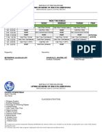 Teachers Schedule Letran