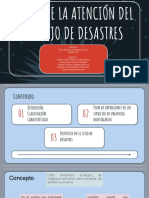 Bases de La Atención Del Manejo de Desastres