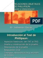 Test de Relaciones Objetales de Phillipson: Aplicación e Interpretación