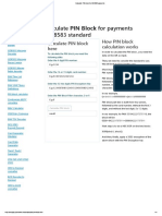 Calculate PIN Block For ISO8583 Payments