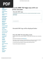 Card CHIP EMV Tags TLV Decoder Utility - Neapay