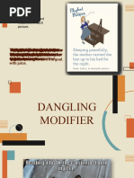 Dangling Modifer