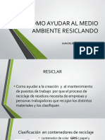 Como Ayudar Al Medio Ambiente Resiclando