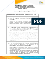 Matriz 1 - La Investigación en Psicología - Individual