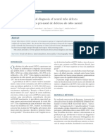 Prenatal Diagnosis of Neural Tube Defects Diagnóstico Pré-Natal de Defeitos Do Tubo Neural