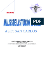 Análisis situación salud ASIC San Carlos