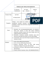 SOP Pengelolaan Peralatan Kesehatan