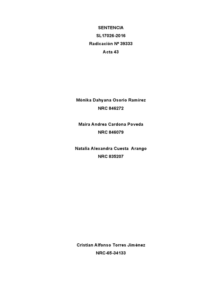 Resumen de Sentencia | PDF | Daños y perjuicios | Justicia