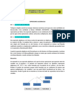 Expresiones Algebraicas