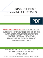 Assessing Student Learning Outcomes