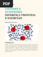 TRABALHO DE QUIMIC/ COLOIDES E SUSPENSÕES