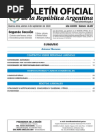 Segunda Sección: Sumario | PDF | Gobierno | Business