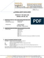 MSDS Bentonite - Raymond Interchem (Trishul Industries)