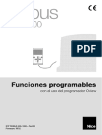 Robus 600/1000 Funciones programables