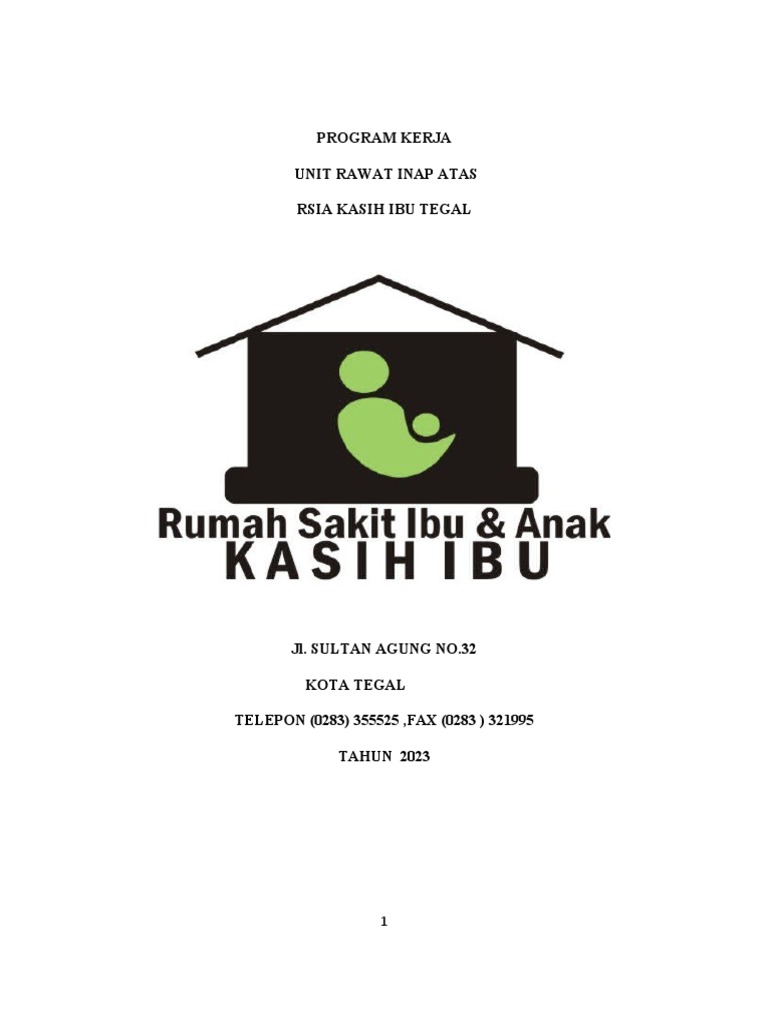 Program Kerja Rawat Inap RSIA Tegal 2023 | PDF | Karier & Perkembangan