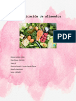 Clasificacion de Alimentos