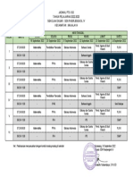 Jadwal PTS 1 2022-2023