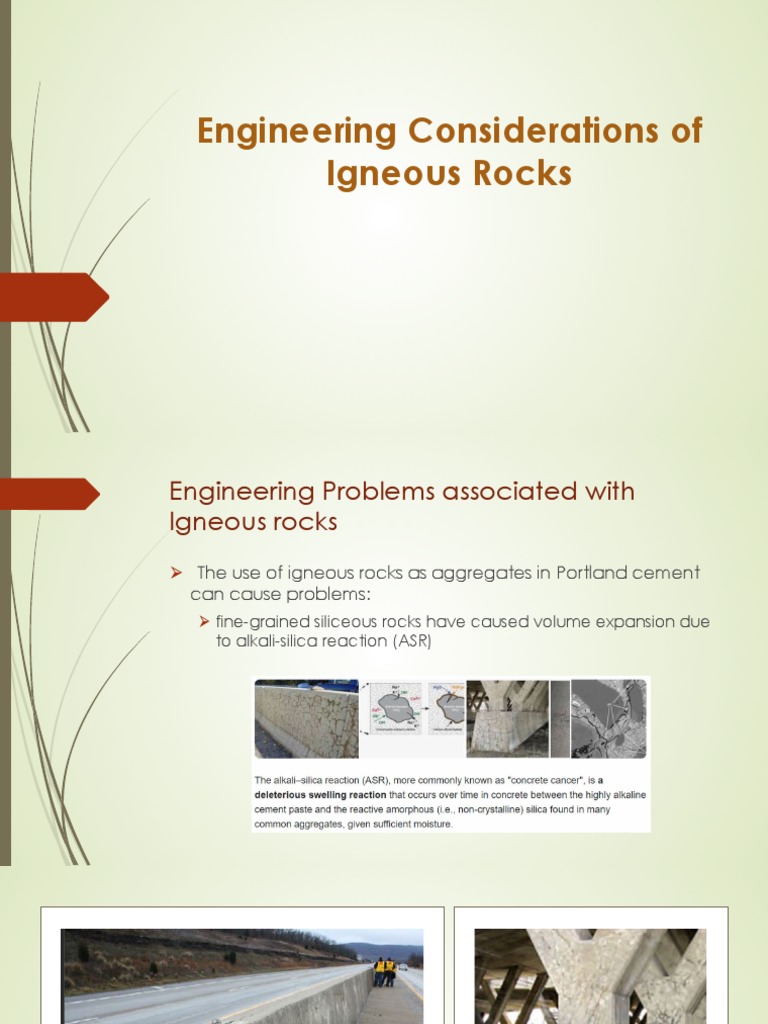 Engineering Challenges of Igneous Rocks | PDF