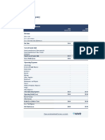 Profit and Loss Statement Multi Step