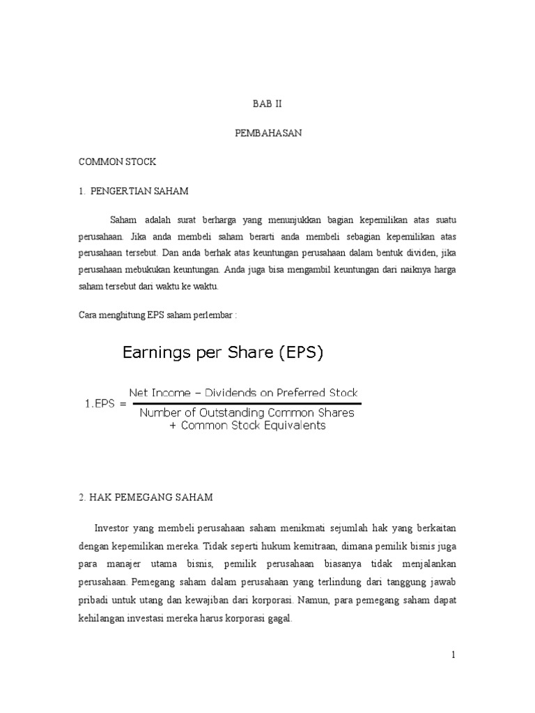 Contoh Makalah Manajemen Investasi