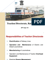 Responsibilities and Achievements of Indian Railways Traction Directorate