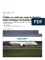 Trifulca en Vuelo Madrid-Santo Domingo Con Dominicanos - Diario Libre