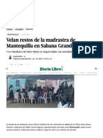 Velan Los Restos de La Madrastra de Mantequilla - Diario Libre