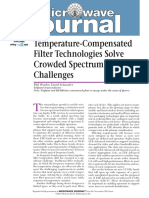 Temperature Compensated Filter Technologies Solve Crowded Spectrum Challenges