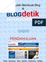 Cara Mudah Membuat Blog di BLOGdetik