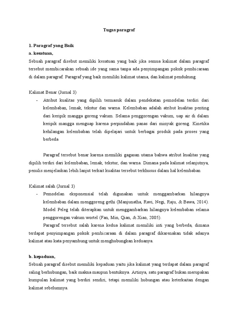 Tugas Paragraf | PDF | Kesehatan Holistik