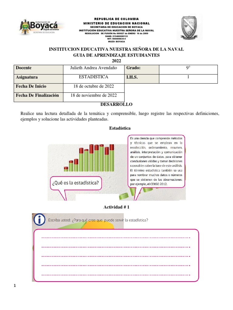 Guía de Estadística para Estudiantes | PDF