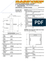 Refresher Module 01 [M14] - Quantity Surveying