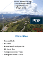 Energía eólica UNL: Generalidades, potencia, aerogeneradores y ventajas