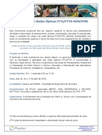 Anúncio - Capacitação em Redes Ópticas FTTX-FTTH 24h