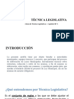 Presentación Tecnica Legislativa