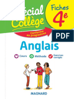 Anglais: Au Programme