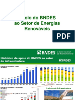Apoio do BNDES ao Setor de Energias Renováveis