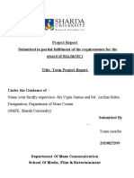 Project Report - Dorjee Philley