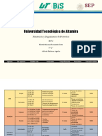 Universidad Tecnológica de Altamira: Planeación y Seguimiento de Proyectos BSC