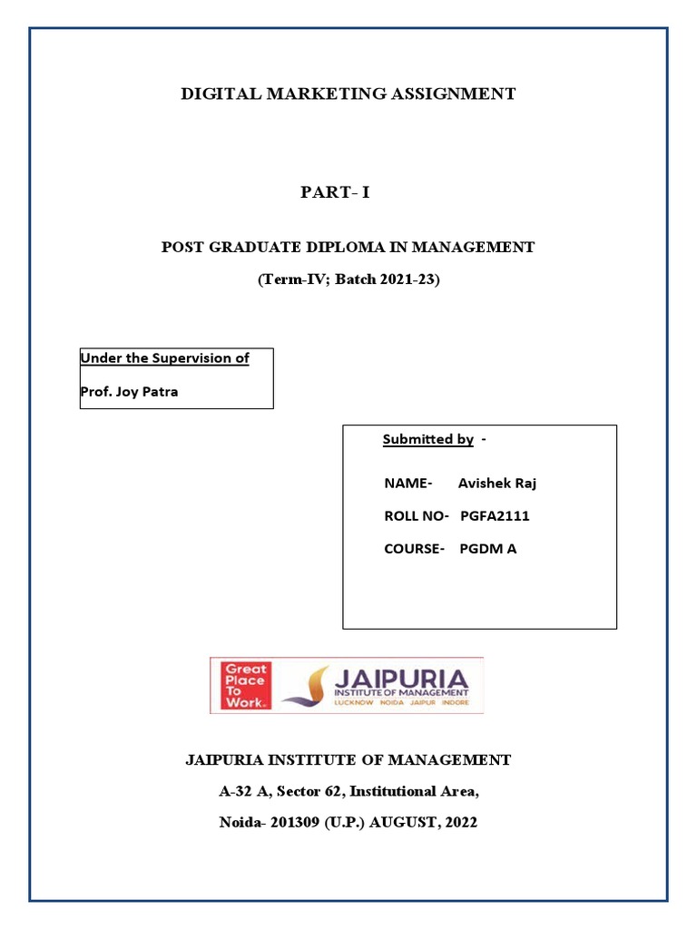 avishek-raj-pgfa2111-digital-marketing-assignment-part-1-pdf