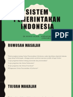 Sistem Pemerintahan Indonesia