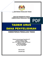 (2022) Tadbir Urus Dana Penyelidikan KPT Edisi 5