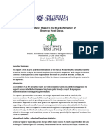 Consultancy Report To The Board of Directors of Greenway Hotel Group